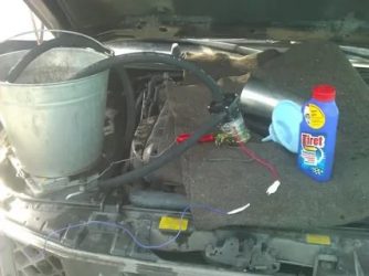Чем промыть радиатор печки автомобиля?