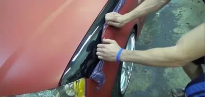 Чем снять жидкую резину с авто?
