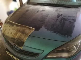 Чем снять жидкую резину с авто?
