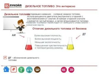 Дизельное топливо и бензин отличия