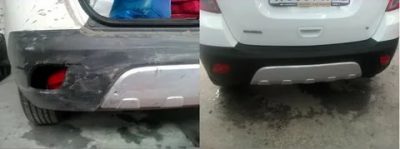 Где находится бампер у машины?