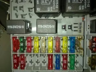 Где находится блок предохранителей на калине?