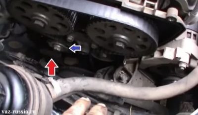 Где находится помпа на приоре?