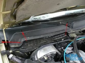 Где стоит фильтр салона на дэу нексия?