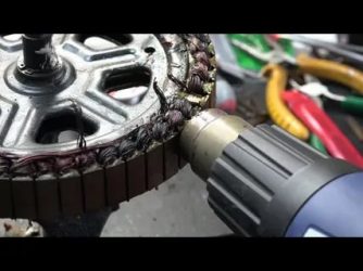 Как перемотать мотор колесо своими руками?