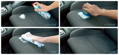Как почистить тканевые сиденья автомобиля своими руками?