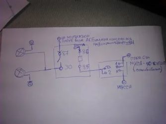 Как подключить противотуманки на калине своими руками?