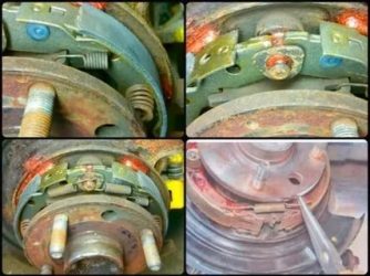 Как поменять колодки ручника на шевроле лачетти?