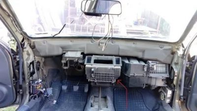 Как поменять радиатор печки на шевроле ланос?