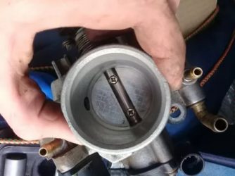 Как промыть дроссельную заслонку на калине?