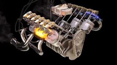 Как работает 4 цилиндровый двигатель?