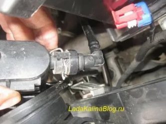 Как снять адсорбер на калине?