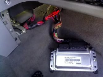 Как снять эбу на калине?