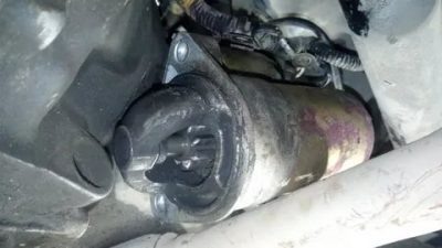 Как снять стартер на дэу матиз?