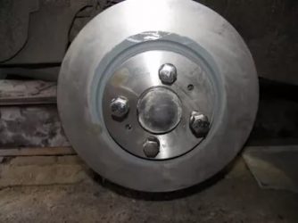 Как снять тормозной диск Лада гранта?