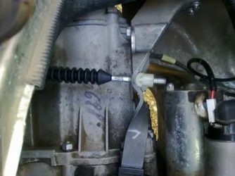 Как снять тросик сцепления на гранте?