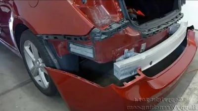 Как снять задний бампер на шевроле круз?
