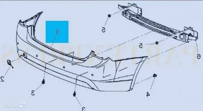 Как снять задний бампер на шевроле круз?