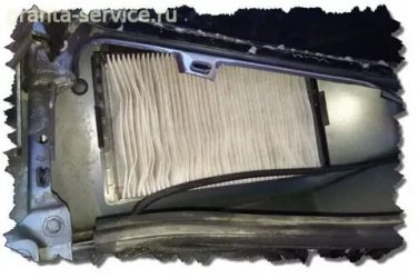 Как заменить фильтр салона Лада гранта?