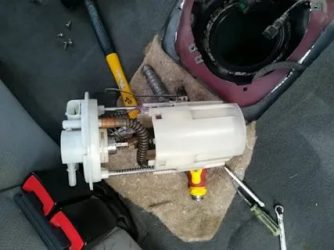 Как заменить топливный насос на калине?