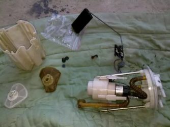 Как заменить топливный насос на калине?