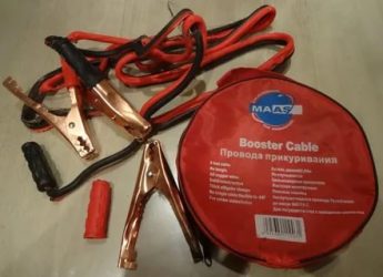 Какие провода нужны для прикуривания авто?