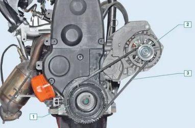 Натяжение ремня генератора Лада гранта