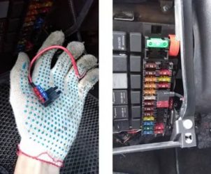 Предохранитель центрального замка приора где находится?