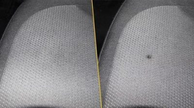 Прожег сиденье в машине что делать?