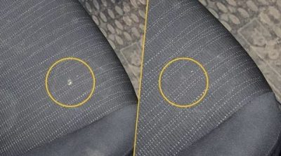 Прожег сиденье в машине что делать?