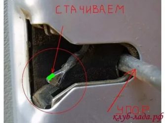 Регулировка передних дверей Лада гранта