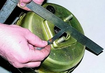 Регулировка штока вакуумного усилителя тормозов газель