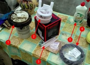 Топливный фильтр на пежо 308 где стоит?