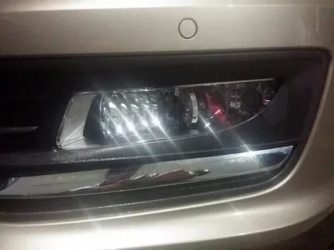 Установка ПТФ поло седан рестайлинг