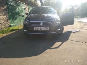 Установка ПТФ поло седан рестайлинг