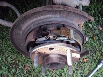 Замена колодок ручника шевроле лачетти седан