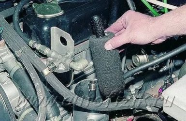 Замена масляного фильтра змз 402