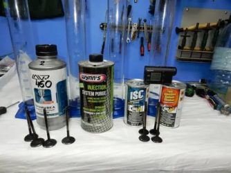 Жидкость для очистки топливной системы бензинового двигателя